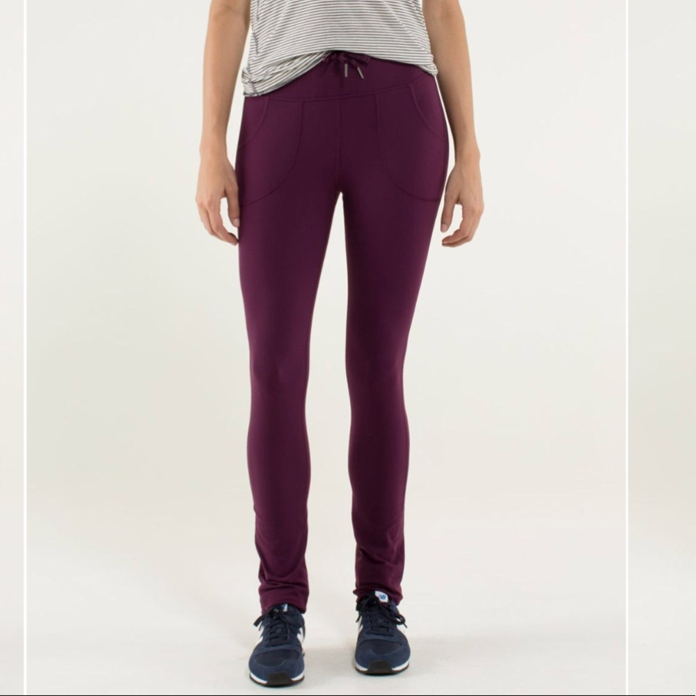 Lululemon Skinny Will Pant Plum
